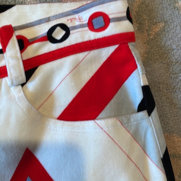 EMILIO PUCCI Velvet Pants - 28” Waist 41” Long 29” Inseam - Picture 9 of 9